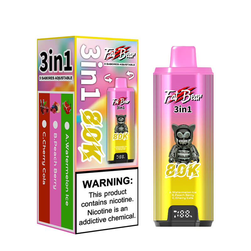 Aivono Aim Fatbear 80000 Puffs Triple Flavors Disposable Vape