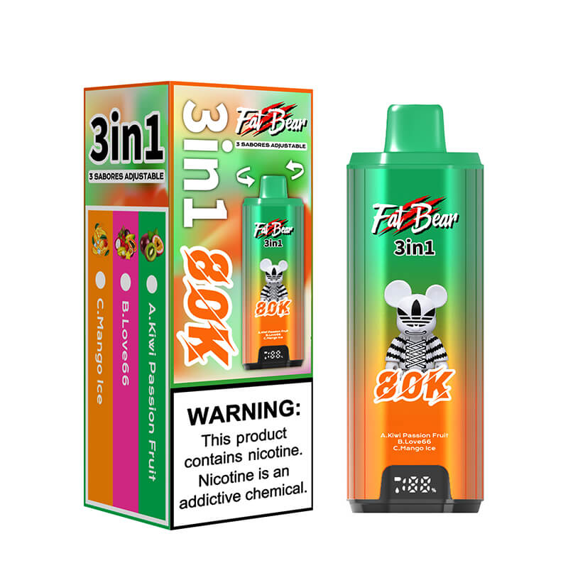 Aivono Aim Fatbear 80000 Puffs Triple Flavors Disposable Vape