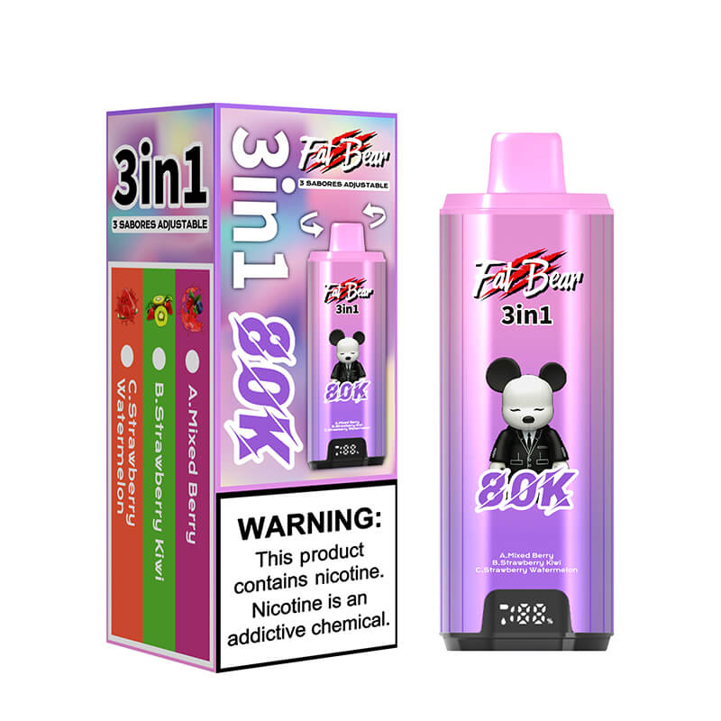 Aivono Aim Fatbear 80000 Puffs Triple Flavors Disposable Vape