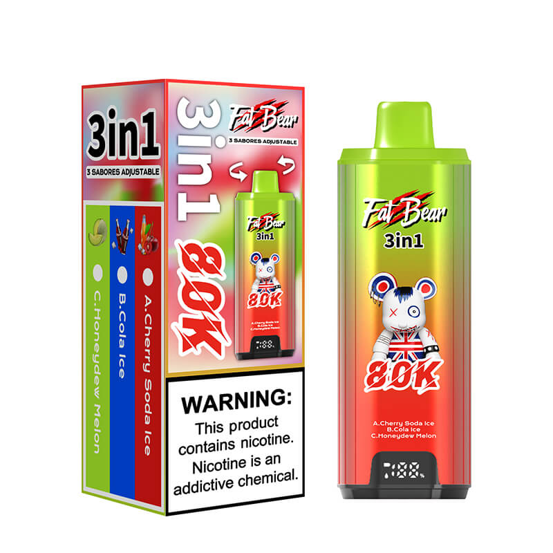 Aivono Aim Fatbear 80000 Puffs Triple Flavors Disposable Vape