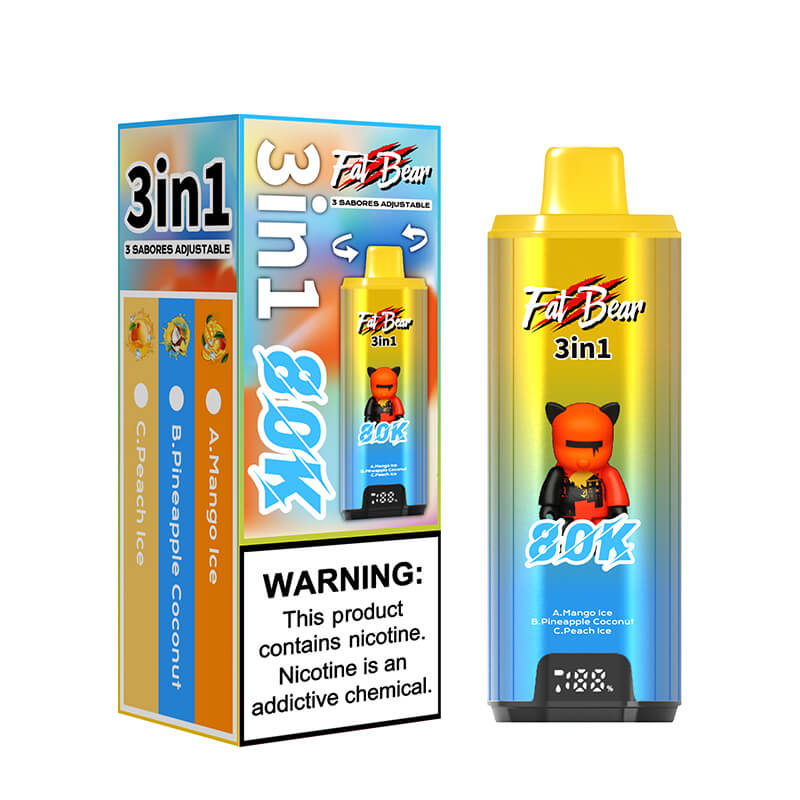 Aivono Aim Fatbear 80000 Puffs Triple Flavors Disposable Vape