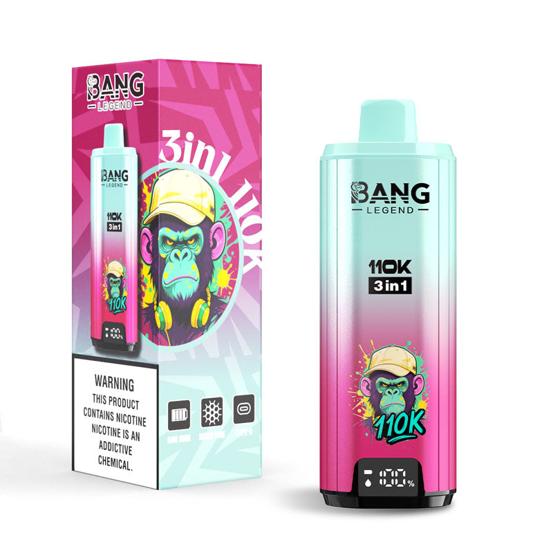 Bang Legend 110000 Puffs 3 Flavors Disposable Vape
