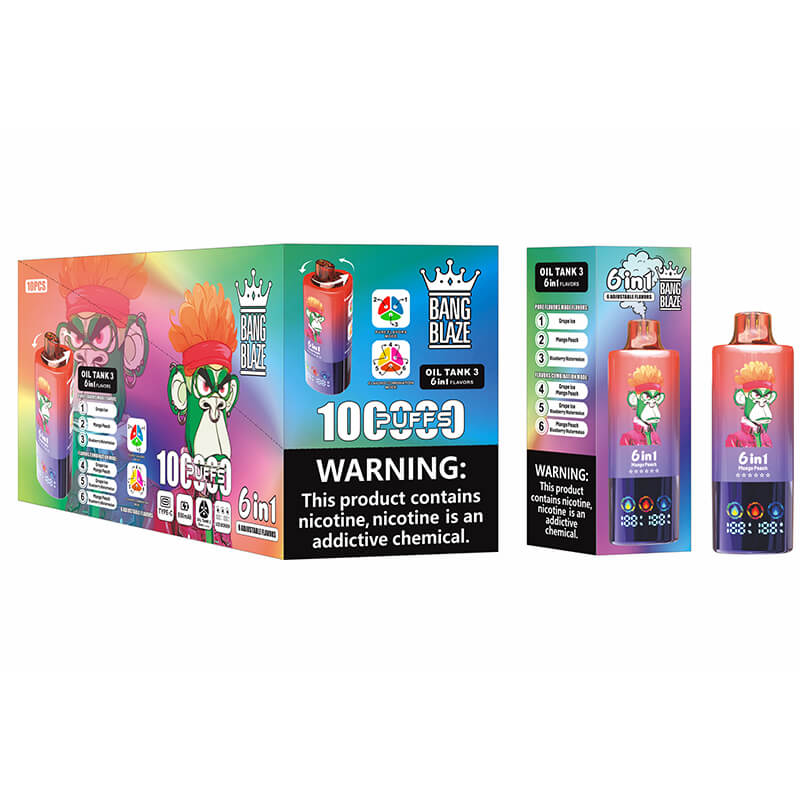 Bang Blaze 100000 Puffs 6 Flavors Disposable Vape