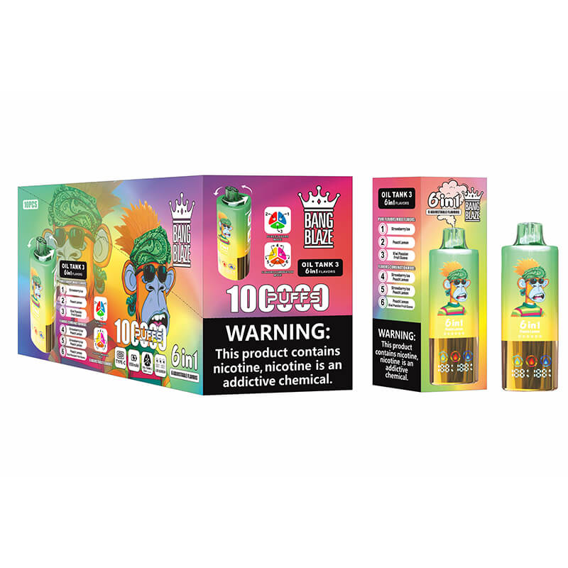 Bang Blaze 100000 Puffs 6 Flavors Disposable Vape