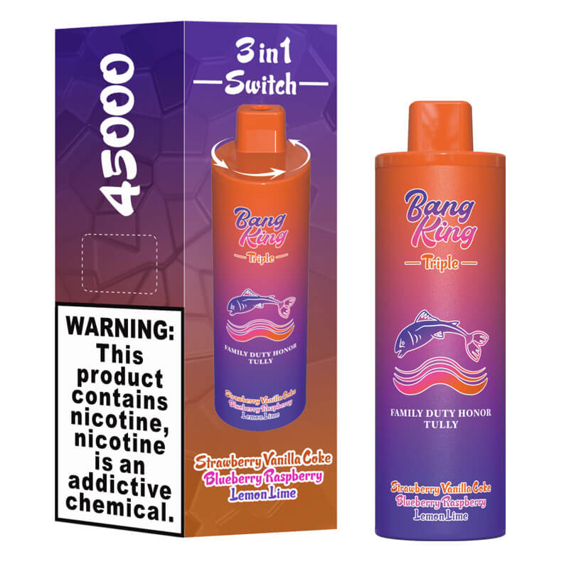 Bang King Triple 45000 Puffs 3in1 Disposable Vape