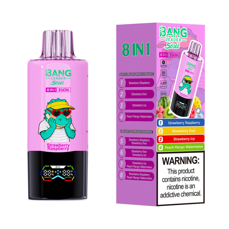 Bang Leager Stoll 350000 Puffs 8in1 Disposable Vape