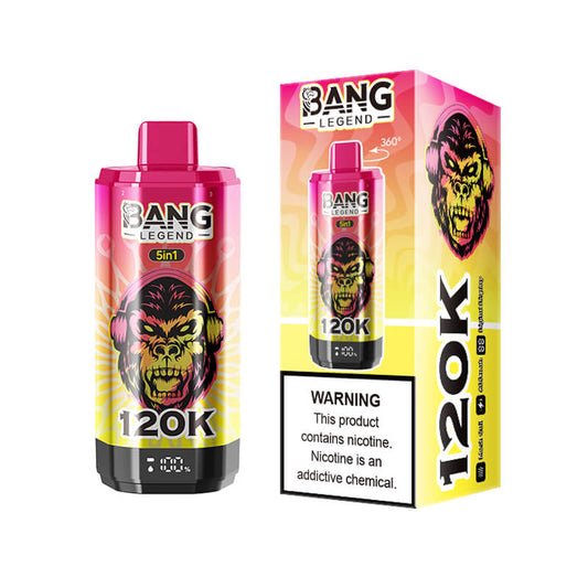 Bang Legend 120000 Puffs 5 Flavors Disposable Vape