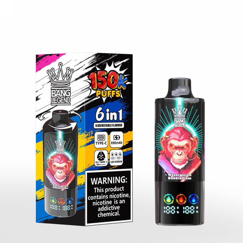 Bang Legend 150000 Puffs 6 Flavors Disposable Vape