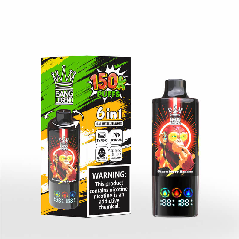 Bang Legend 150000 Puffs 6 Flavors Disposable Vape