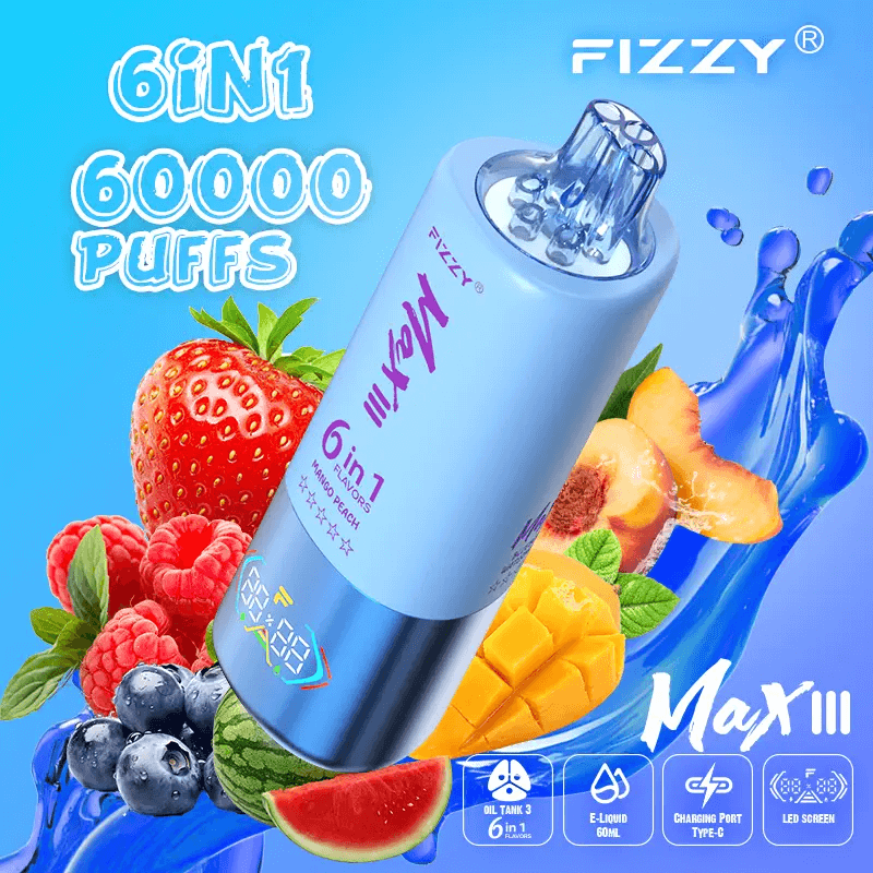 Fizzy Max III 60000 Puffs 6in1 Disposable Vape