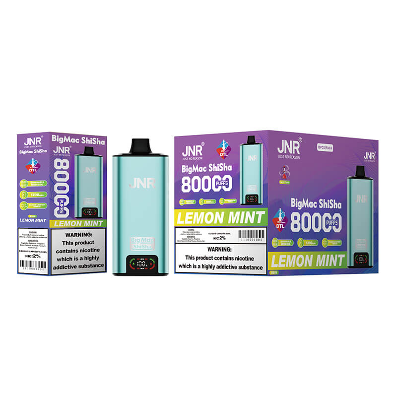 JNR Big Mac Shisha 80000 Puffs Disposable Vape