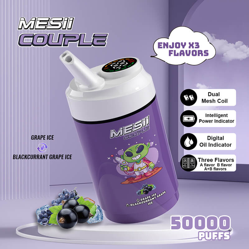 Mesii Couple 50000 Puffs Triple Flavors Disposable Vape