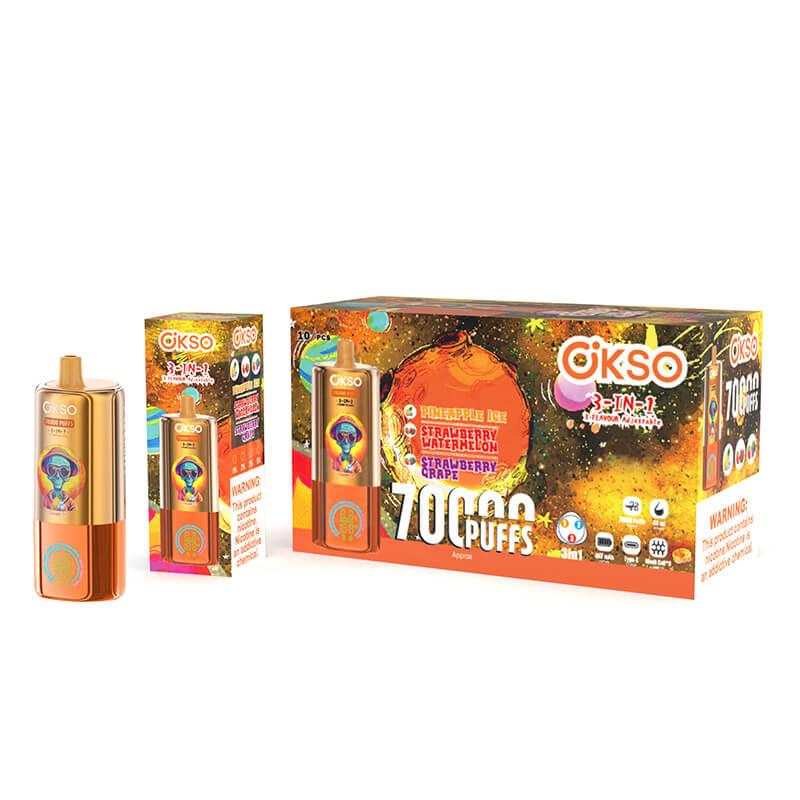 OKSO 70000 Puffs 3in1 Flavors Disposable Vape