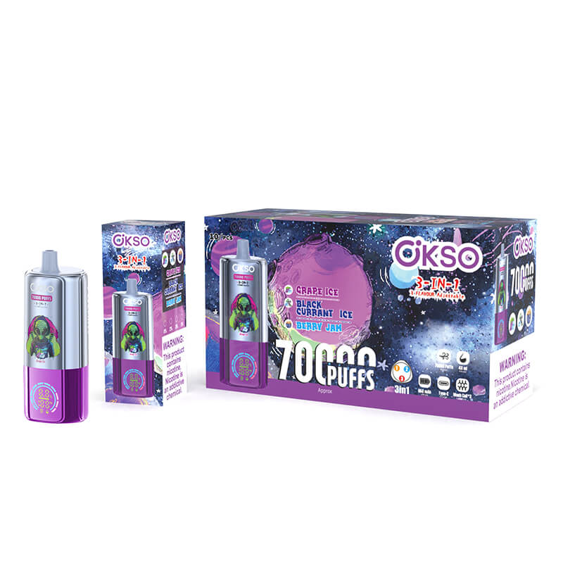 OKSO 70000 Puffs 3in1 Flavors Disposable Vape