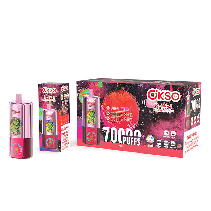 OKSO 70000 Puffs 3in1 Flavors Disposable Vape
