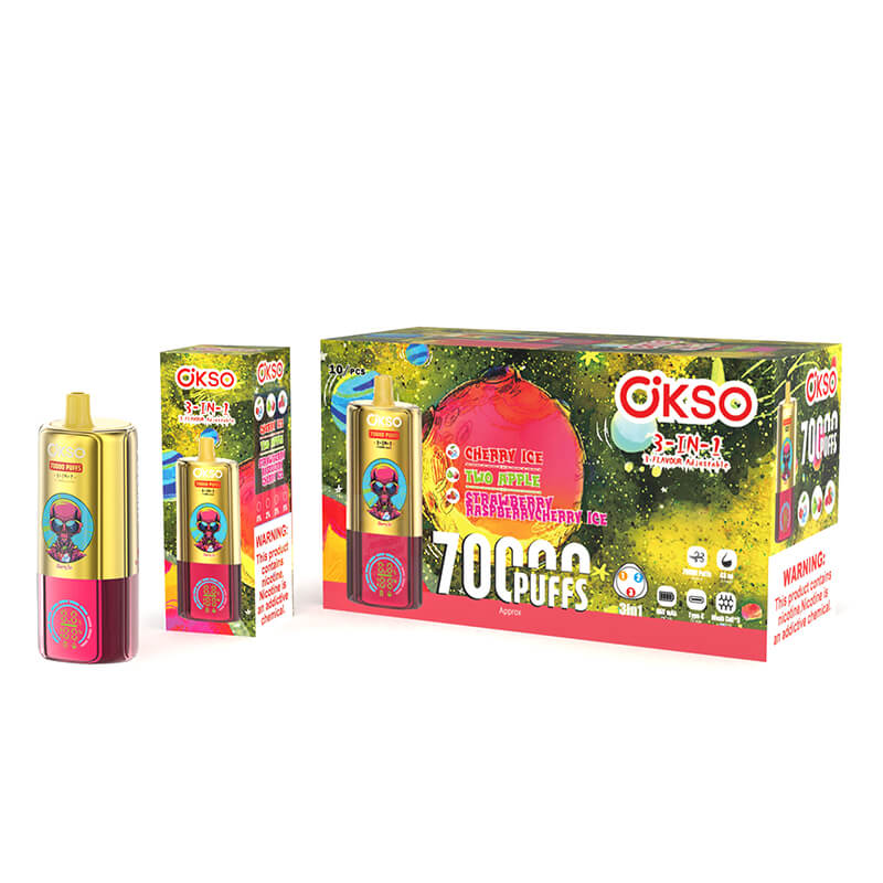 OKSO 70000 Puffs 3in1 Flavors Disposable Vape