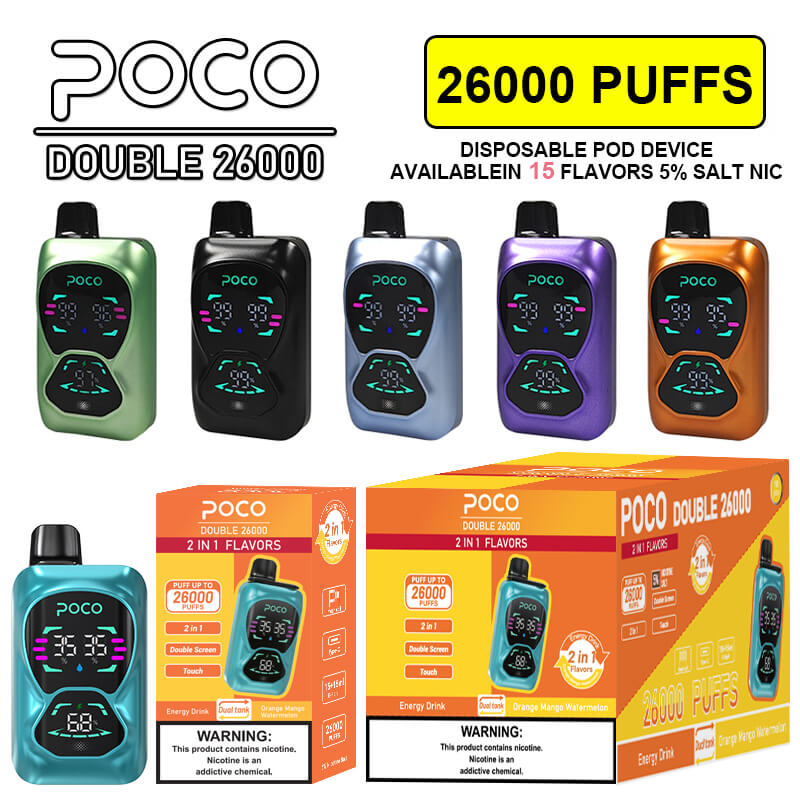 POCO DB26000 Dual Flavors Disposable Vape 26000 Puffs
