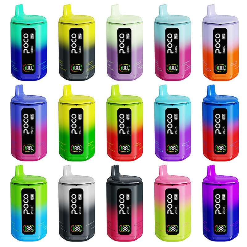 disposable atomizer electronic cigarette POCO 6in1 260000 Puffs Vape 260K E-cigarettes – Vape Atomizer GEMM Freemax Disposable Atomizer |