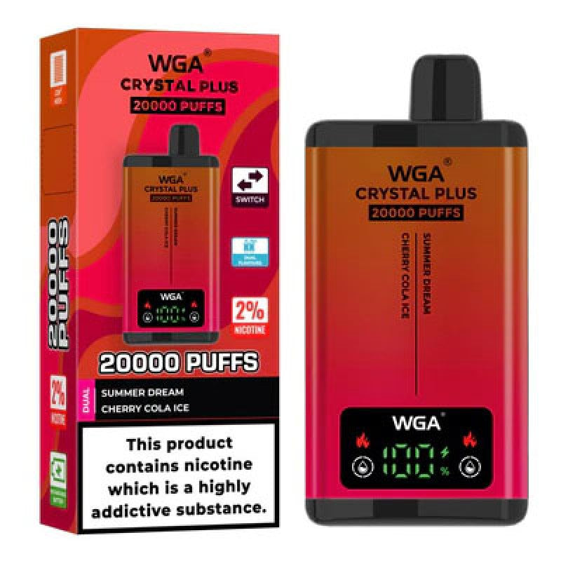 WGA Crystal Plus 20000 Puffs Disposable Vape