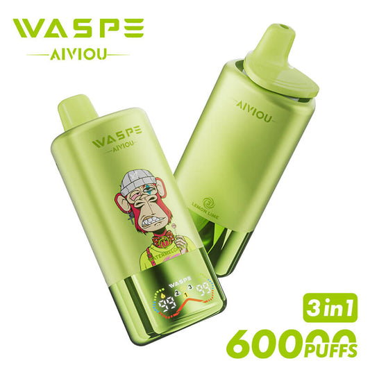 WASPE 60000 Puffs Triple Flavors 3 in 1  Disposable Vape