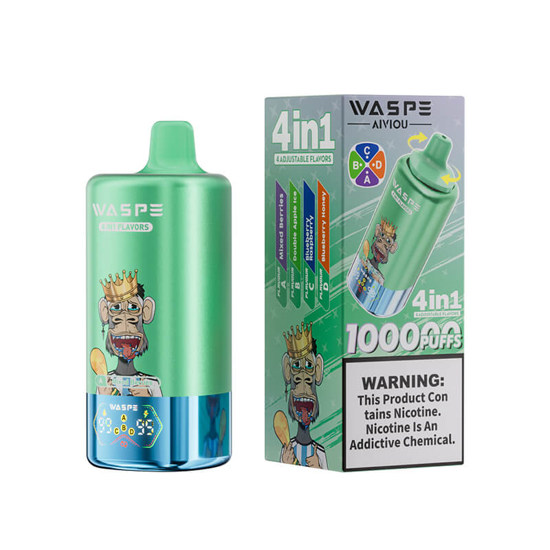 WASPE 100000 Puffs 4 Flavors Disposable Vape