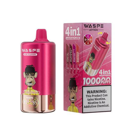 WASPE 100000 Puffs 4 Flavors Disposable Vape