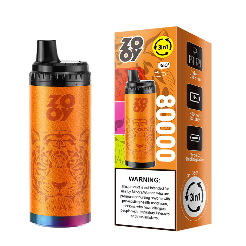 Zooy King 80000 Puffs 3in1 Disposable Vape