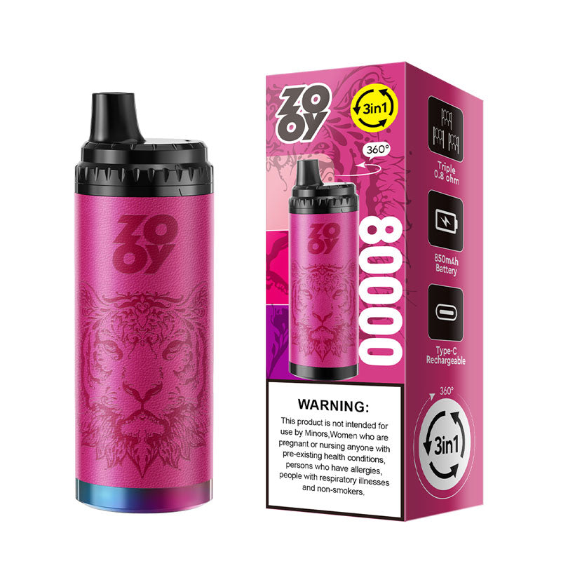 Zooy King 80000 Puffs 3in1 Disposable Vape