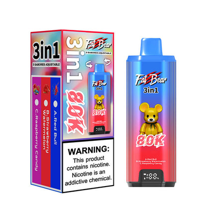 Aivono Aim Fatbear 80000 Puffs Triple Flavors Disposable Vape