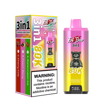 Aivono Aim Fatbear 80000 Puffs Triple Flavors Disposable Vape
