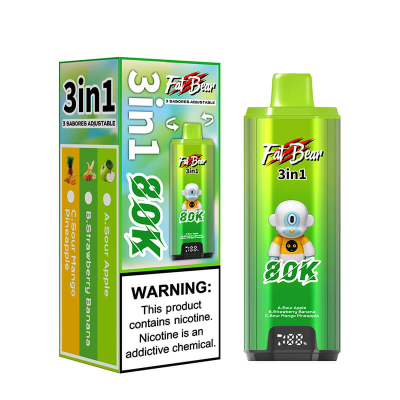 Aivono Aim Fatbear 80000 Puffs Triple Flavors Disposable Vape