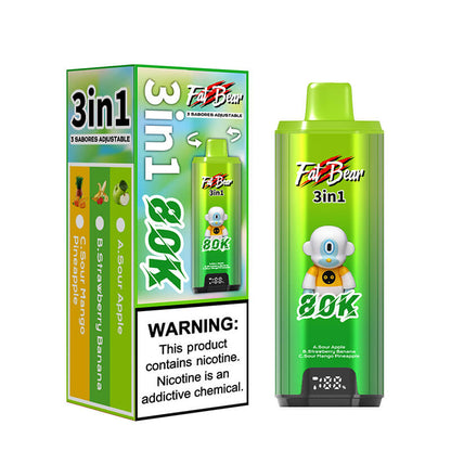Aivono Aim Fatbear 80000 Puffs Triple Flavors Disposable Vape
