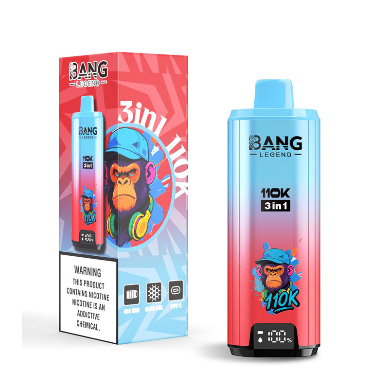 Bang Legend 110000 Puffs 3 Flavors Disposable Vape