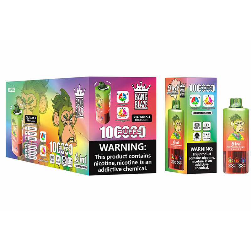 Bang Blaze 100000 Puffs 6 Flavors Disposable Vape