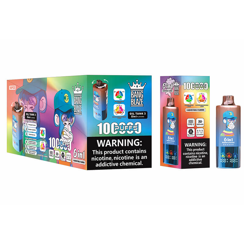 Bang Blaze 100000 Puffs 6 Flavors Disposable Vape
