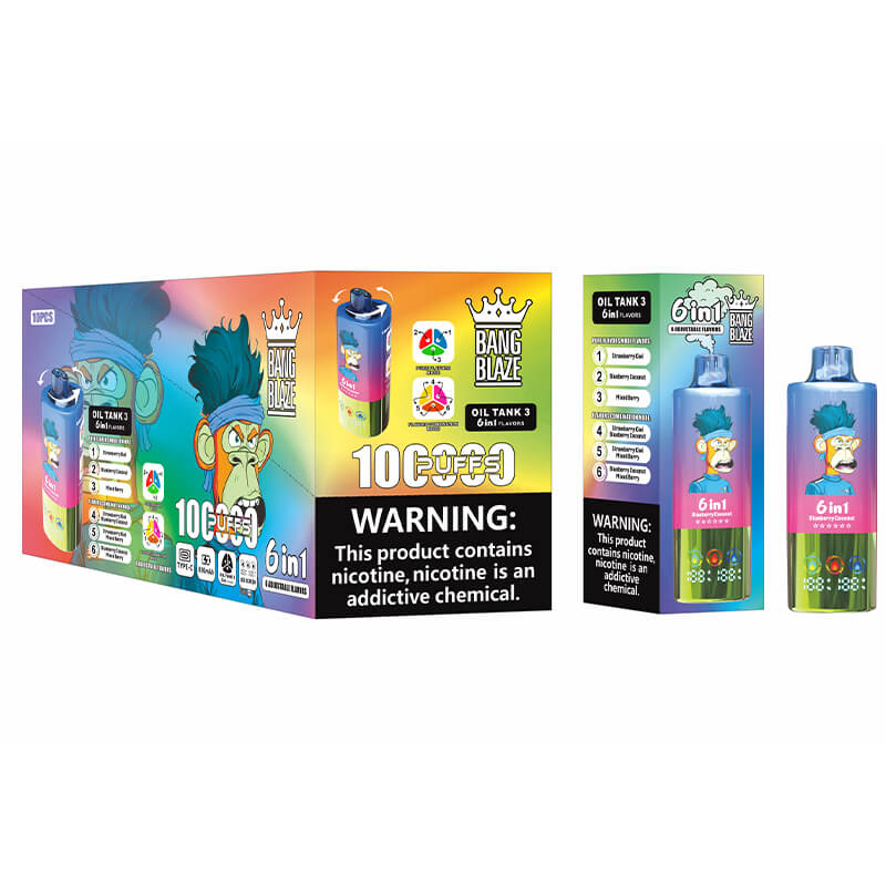 Bang Blaze 100000 Puffs 6 Flavors Disposable Vape