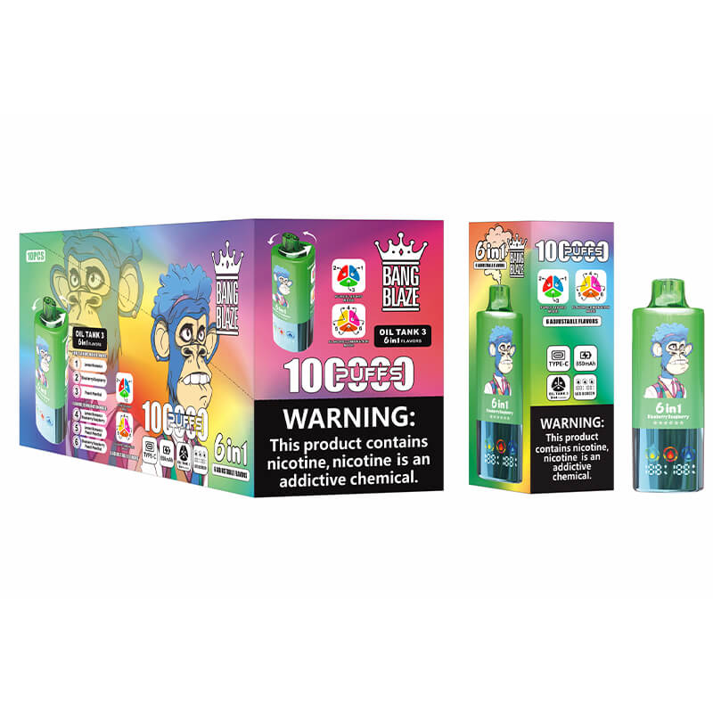 Bang Blaze 100000 Puffs 6 Flavors Disposable Vape