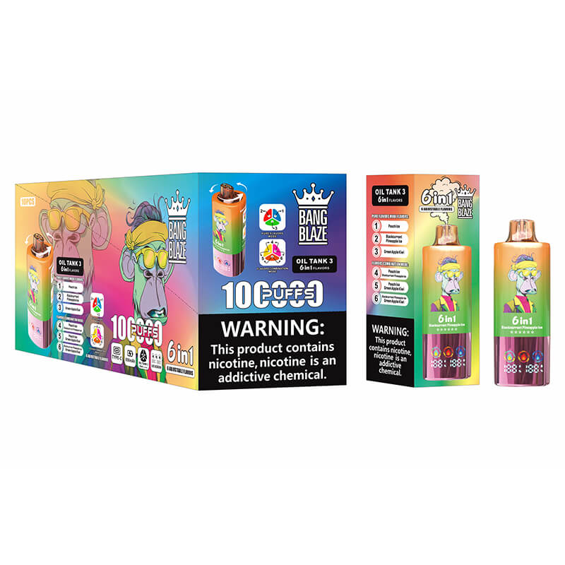 Bang Blaze 100000 Puffs 6 Flavors Disposable Vape