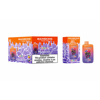 Bang King Twins Pro 50000 Puffs Dual Flavors Disposable Vape