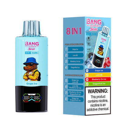 Bang Leager Stoll 350000 Puffs 8in1 Disposable Vape