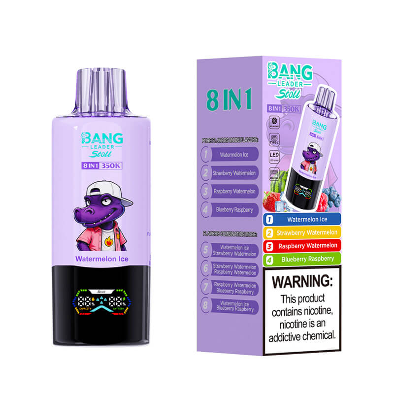 Bang Leager Stoll 350000 Puffs 8in1 Disposable Vape