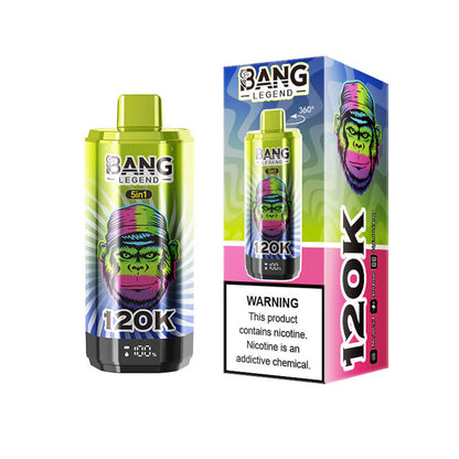 Bang Legend 120000 Puffs 5 Flavors Disposable Vape