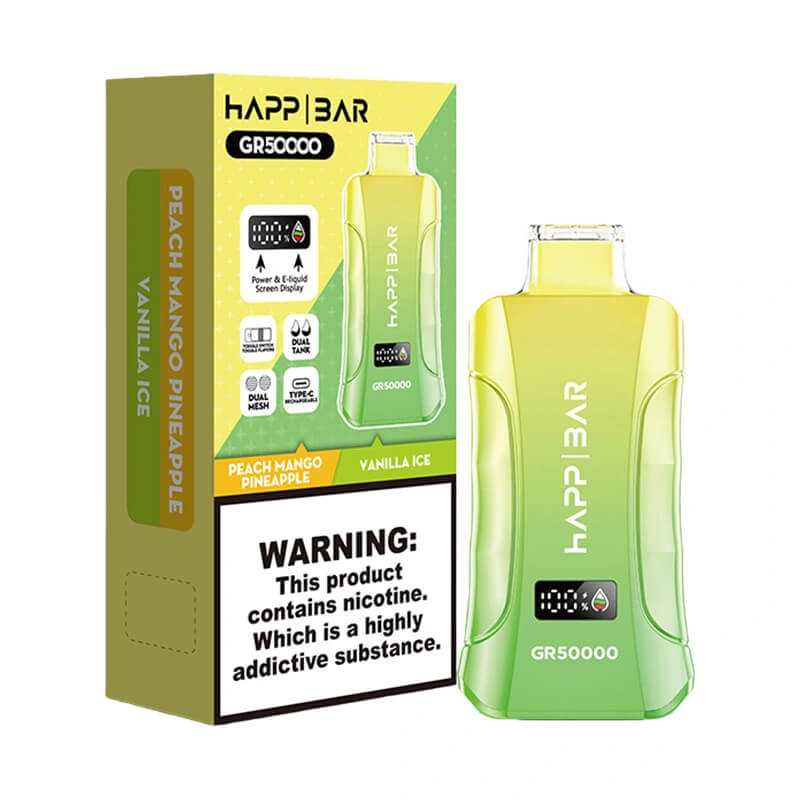 HAPP BAR GR 50000 Puffs Dual Flavor Disposable Vape