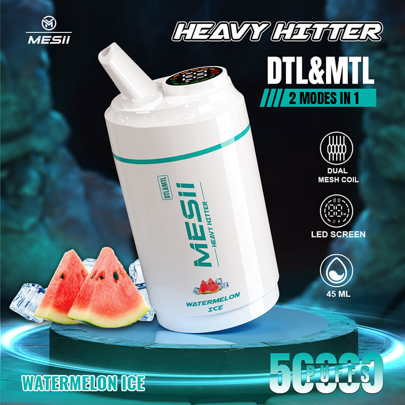 Mesii Shisha Heavy Hitter 50000 Puffs Disposable Vape