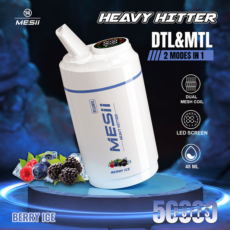 Mesii Shisha Heavy Hitter 50000 Puffs Disposable Vape