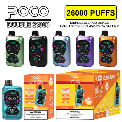 POCO DB26000 Dual Flavors Disposable Vape 26000 Puffs