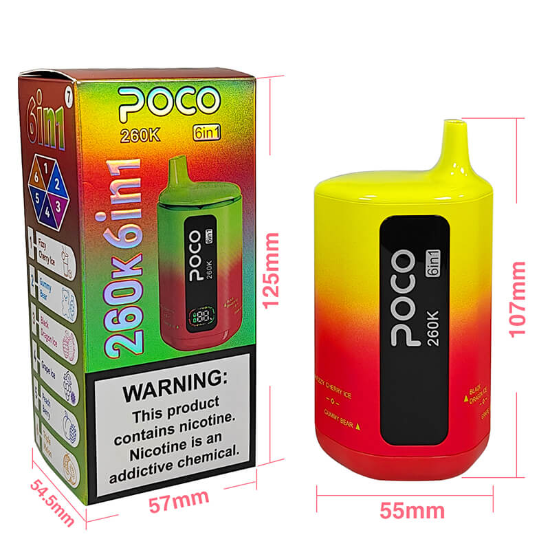 POCO 260K 6in1 260000 Puffs Disposable Vape