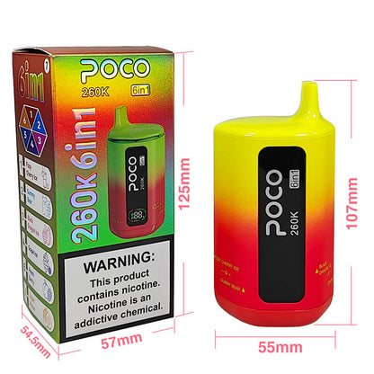 POCO 260K 6in1 260000 Puffs Disposable Vape