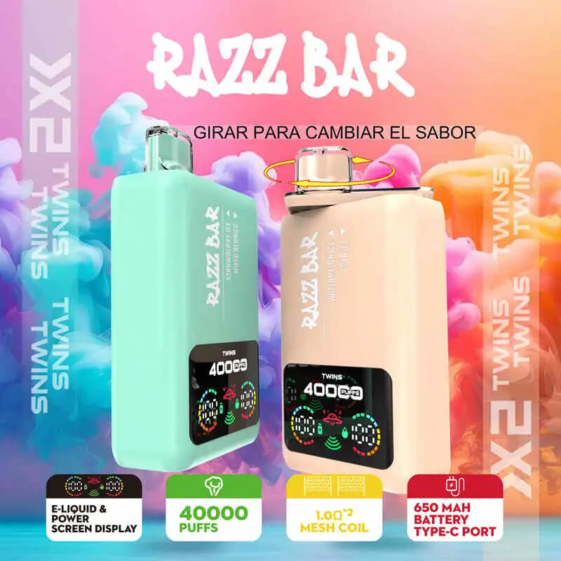 Razz Bar 40000 Double Flavors Disposable Vape
