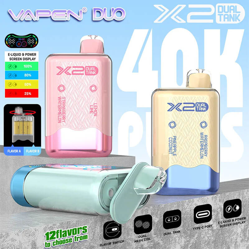 VAPEN DUO 40000 Puffs Dual Flavors Disposable Vape